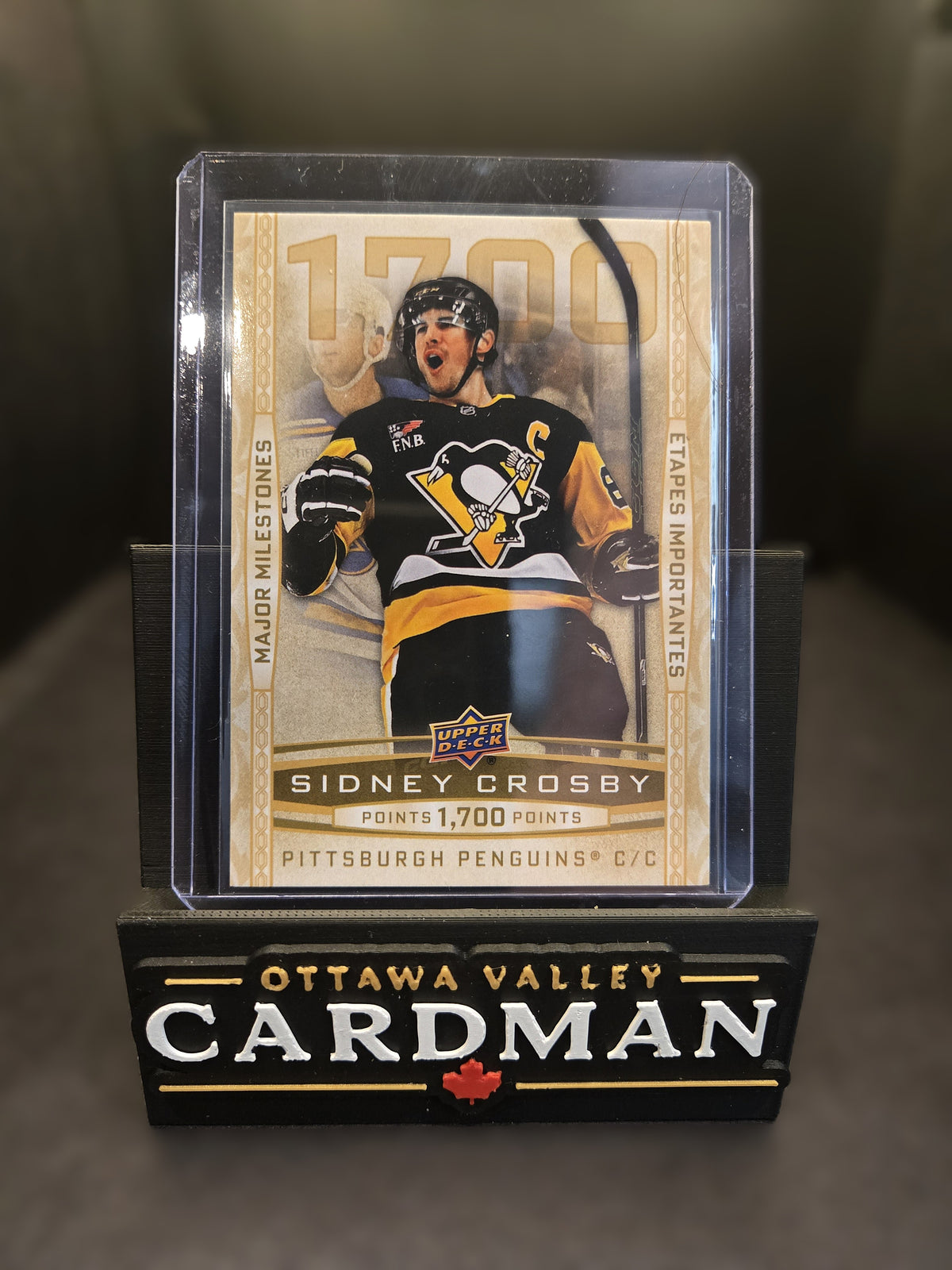 2026-27 Upper Deck Tim Hortons Sidney Crosby Major Milestones MM-SC Penguins 1:12000 Packs