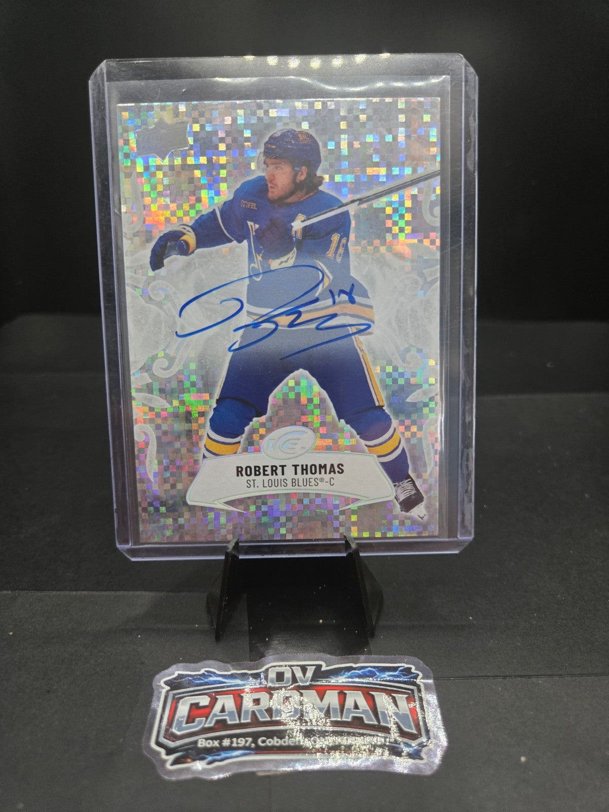 Upper Deck Robert Thomas 3 Card Lot – Dazzlers Orange & Green + ICE Auto - Blues