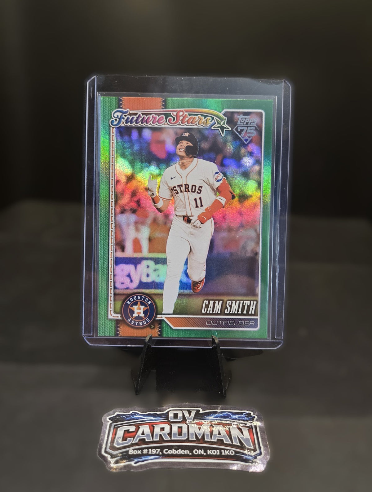 2026 Topps Baseball Cam Smith Future Stars Green Foil #/99 Houston Astros
