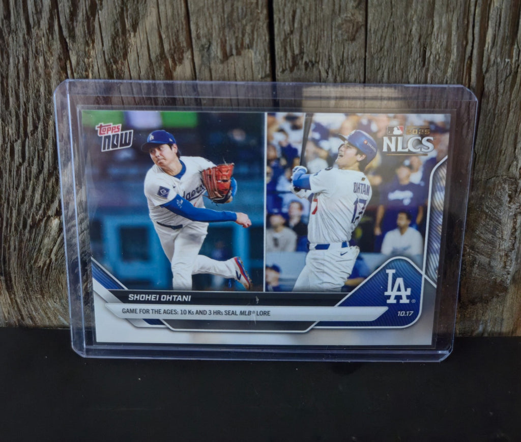 Shohei Ohtani - 2025 MLB Topps NOW® - Card 884 10 SO and 3 HR Card NLCS