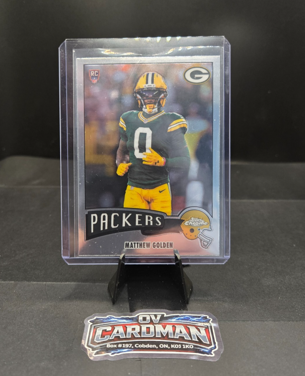 2025 Topps Chrome – Rookie Card – Matthew Golden #1975-13 – Green Bay Packers
