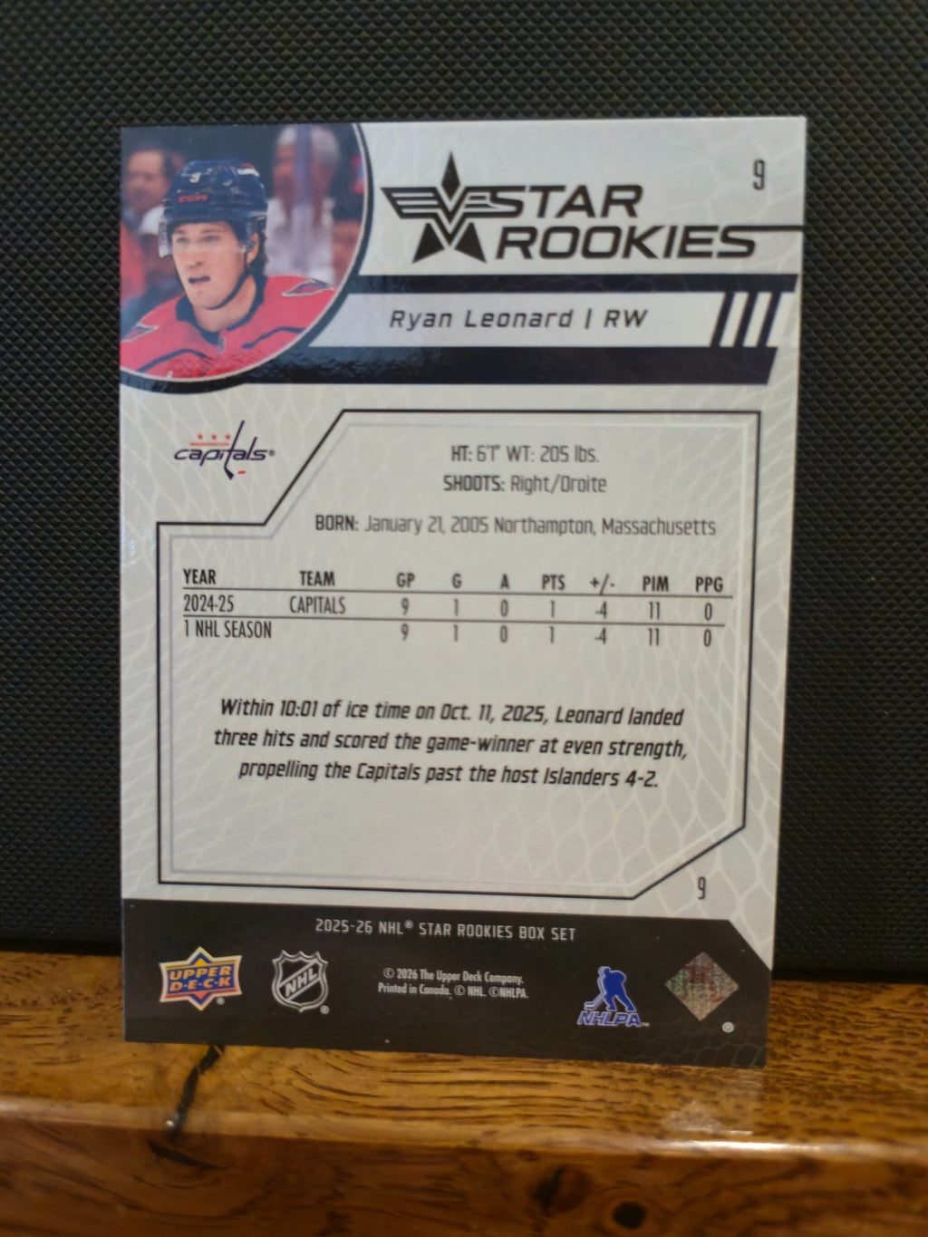 2025-26 Upper Deck Star Rookies YOU PICK Rookie Cards – Schaefer, Demidov + More