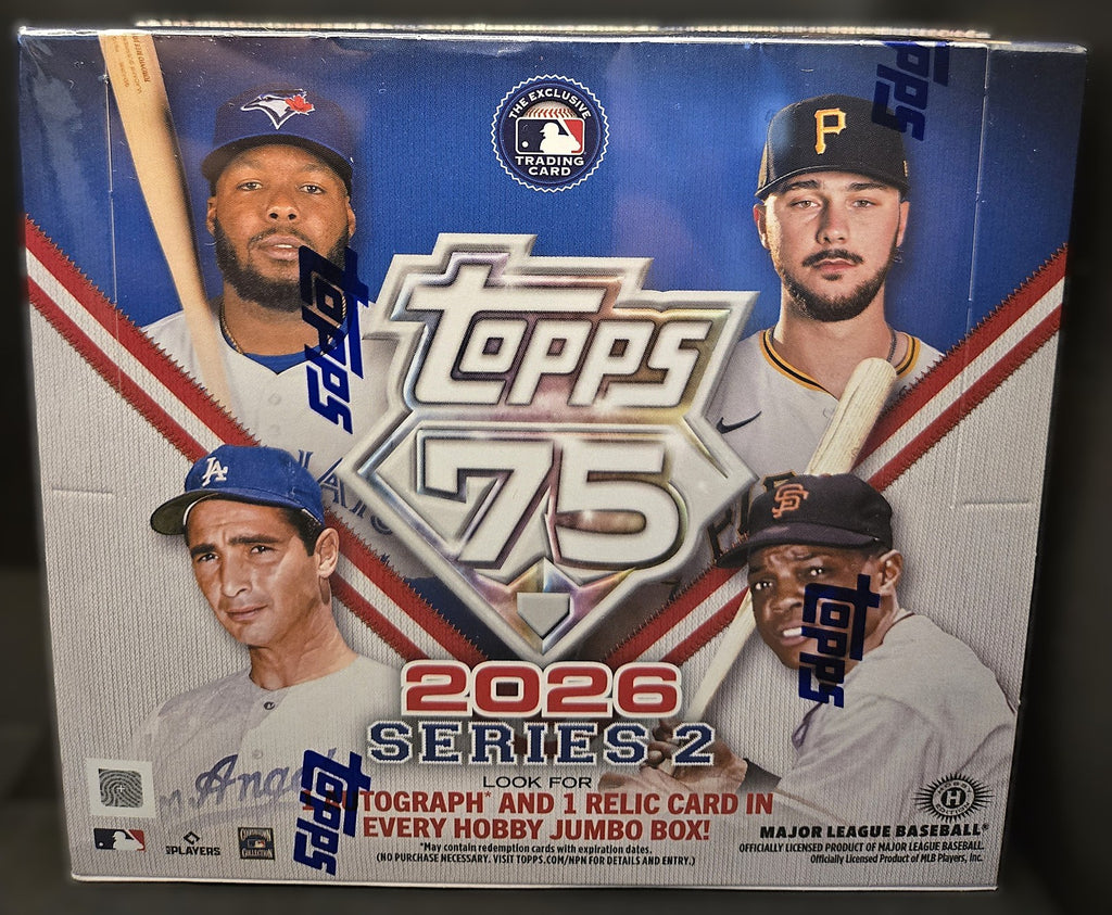 2026 Topps Series 2 Baseball Jumbo Hobby Box - Factory Sealed, In Stock