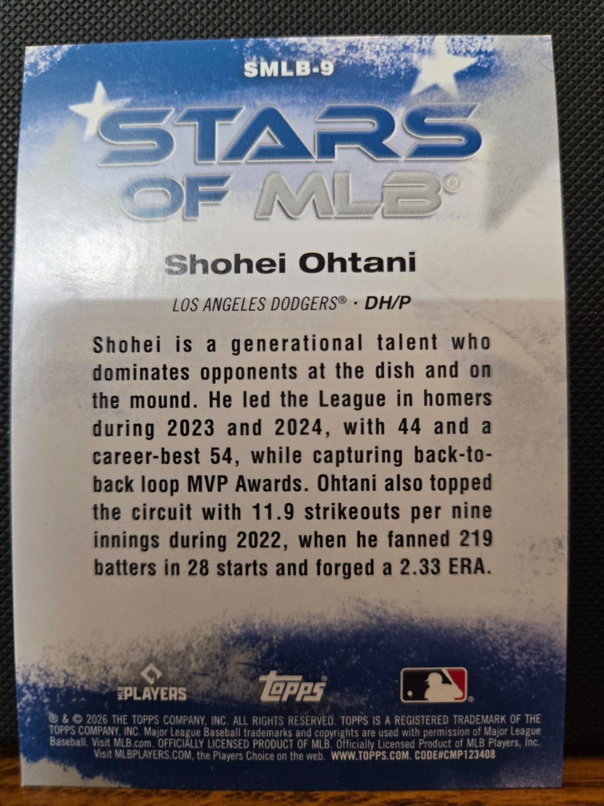 2026 Topps Series 1 Baseball - Stars Of MLB Insert Cards - YOU PICK