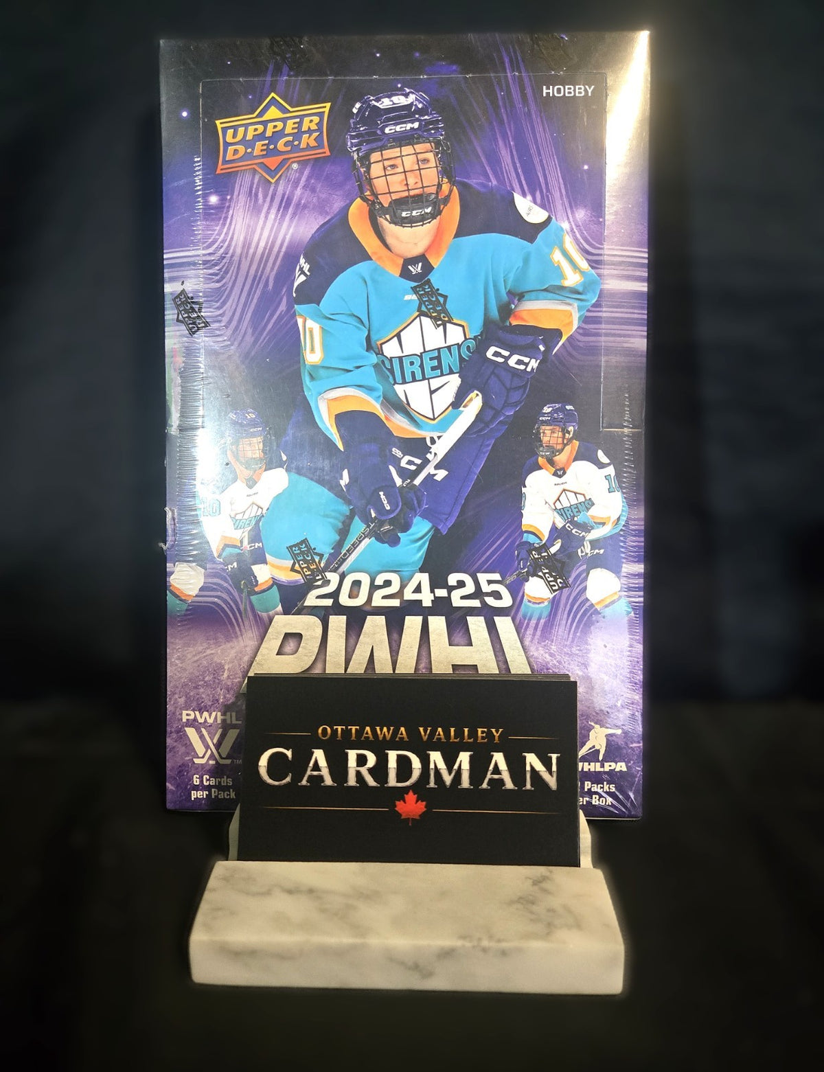 2024-25 Upper Deck PWHL Hockey Sealed Hobby Box 12 Packs Young Guns