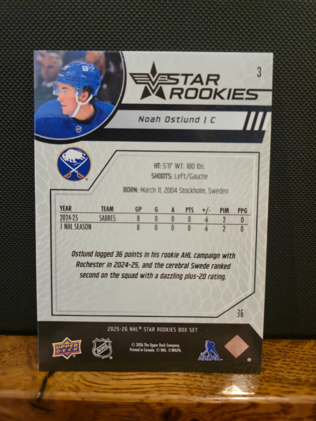 2025-26 Upper Deck Star Rookies YOU PICK Rookie Cards – Schaefer, Demidov + More