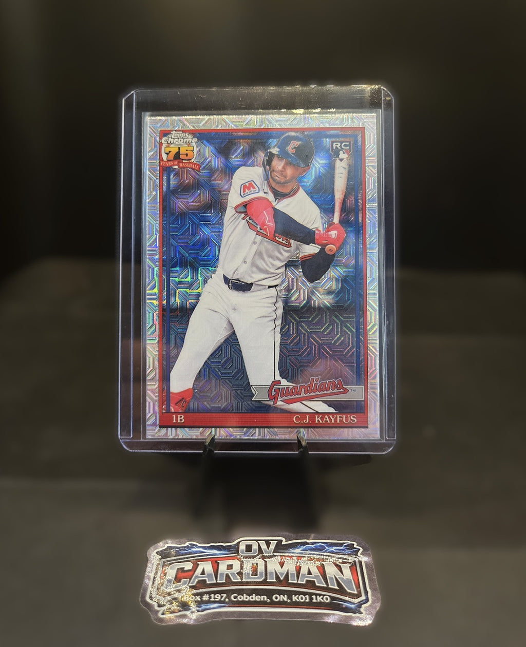 2026 Topps Series 2  C.J. Kayfus Chrome RC Cleveland Guardians #91C2-44