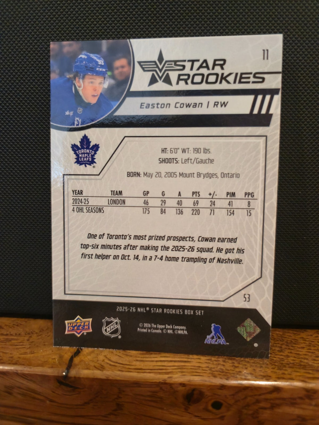 2025-26 Upper Deck Star Rookies YOU PICK Rookie Cards – Schaefer, Demidov + More