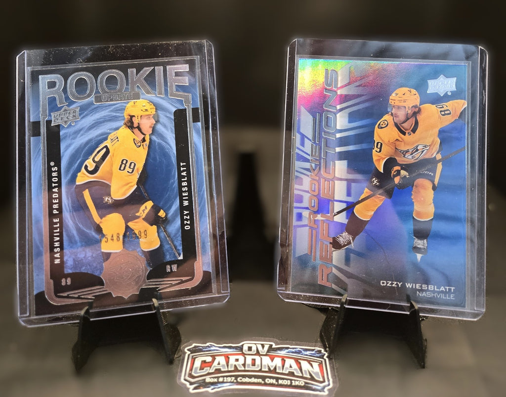 2025-26 Upper Deck Extended Series Ozzy Wiesblatt RC Update /1999 & RR Predators