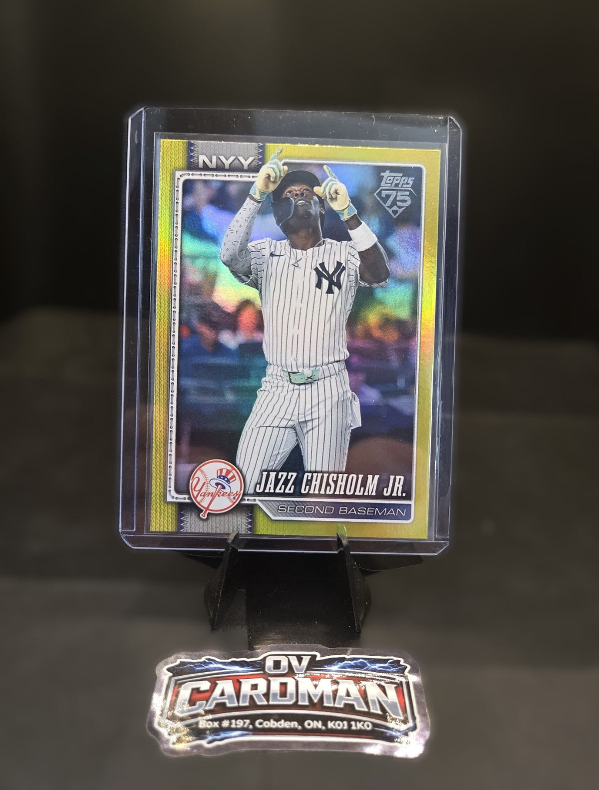 2026 Topps Baseball Series 2 Jazz Chisholm Jr. Yellow Foil  /399 Yankees