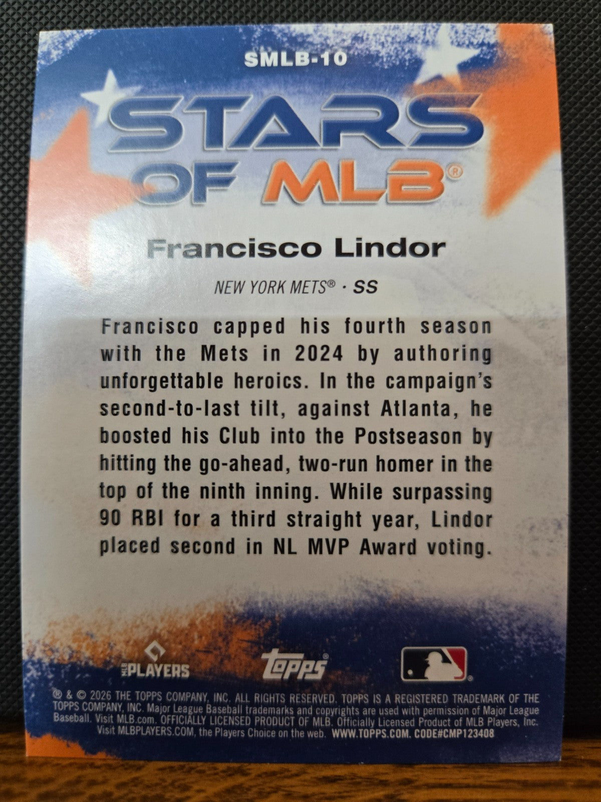 2026 Topps Series 1 Baseball - Stars Of MLB Insert Cards - YOU PICK