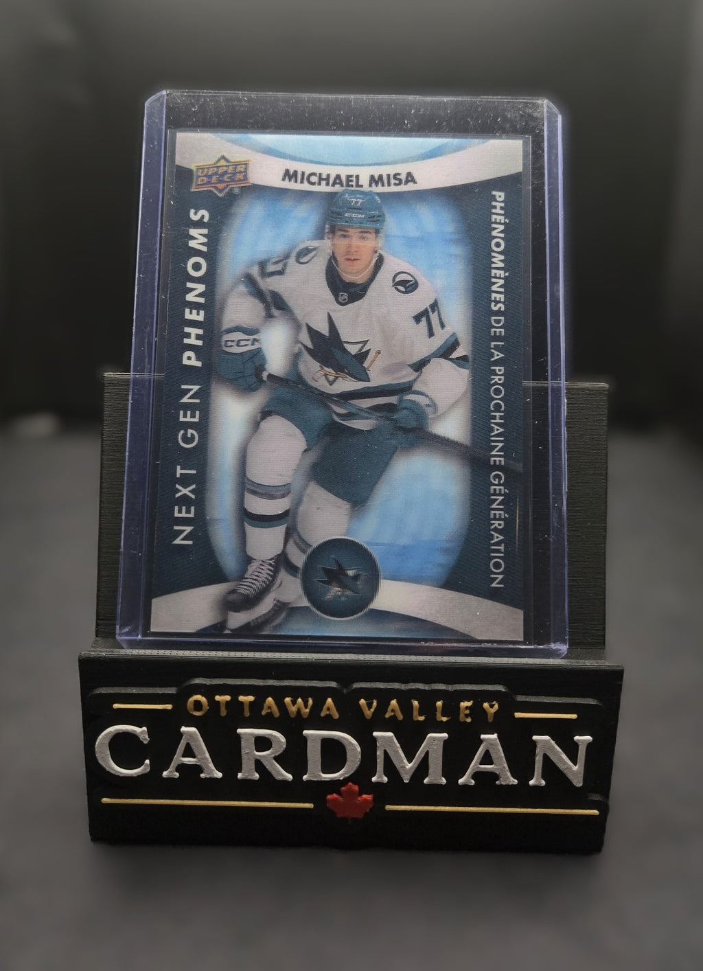 2026-27 Upper Deck Tim Hortons Michael Misa Next Gen NG-7 Sharks