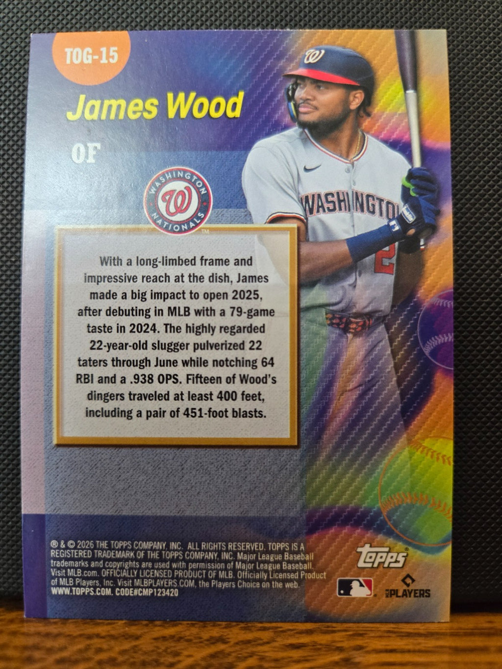 2026 Topps Series 1 Baseball - Titans of the Game Insert Cards - YOU PICK