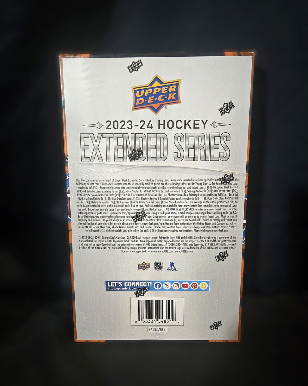 2023-24 Upper Deck Extended Series Hobby Box  - Connor Bedard Young Guns Canvas?