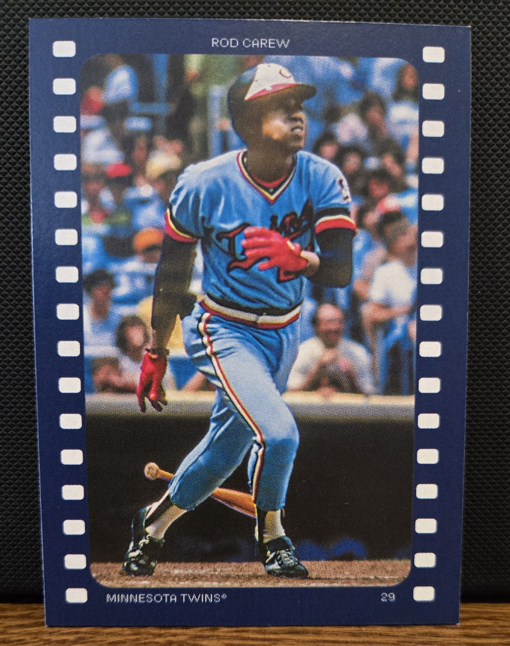 Topps Heritage 2026 – Ready and Action Insert – Rod Carew #RA-RC Minnesota Twins