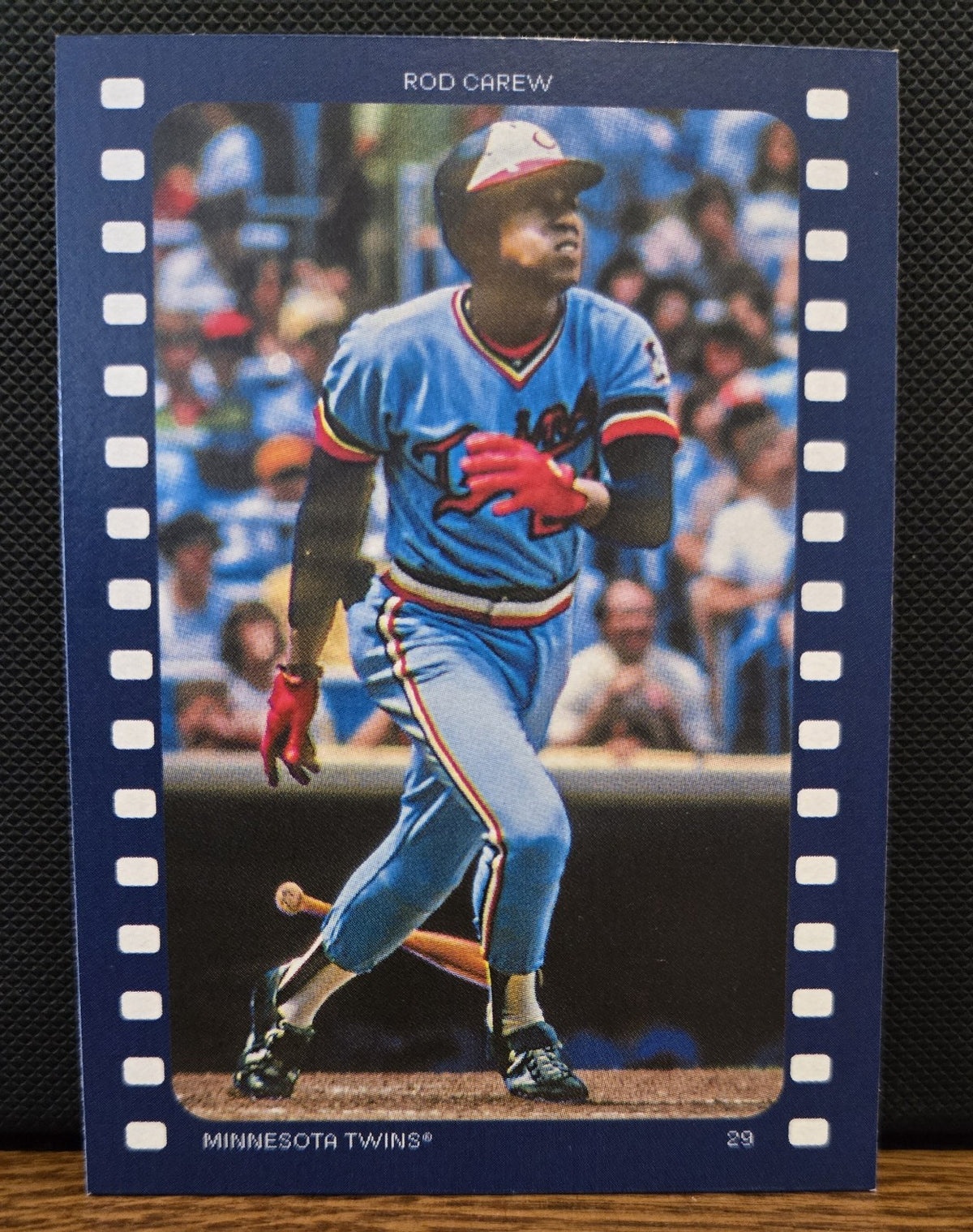 Topps Heritage 2026 – Ready and Action Insert – Rod Carew #RA-RC Minnesota Twins