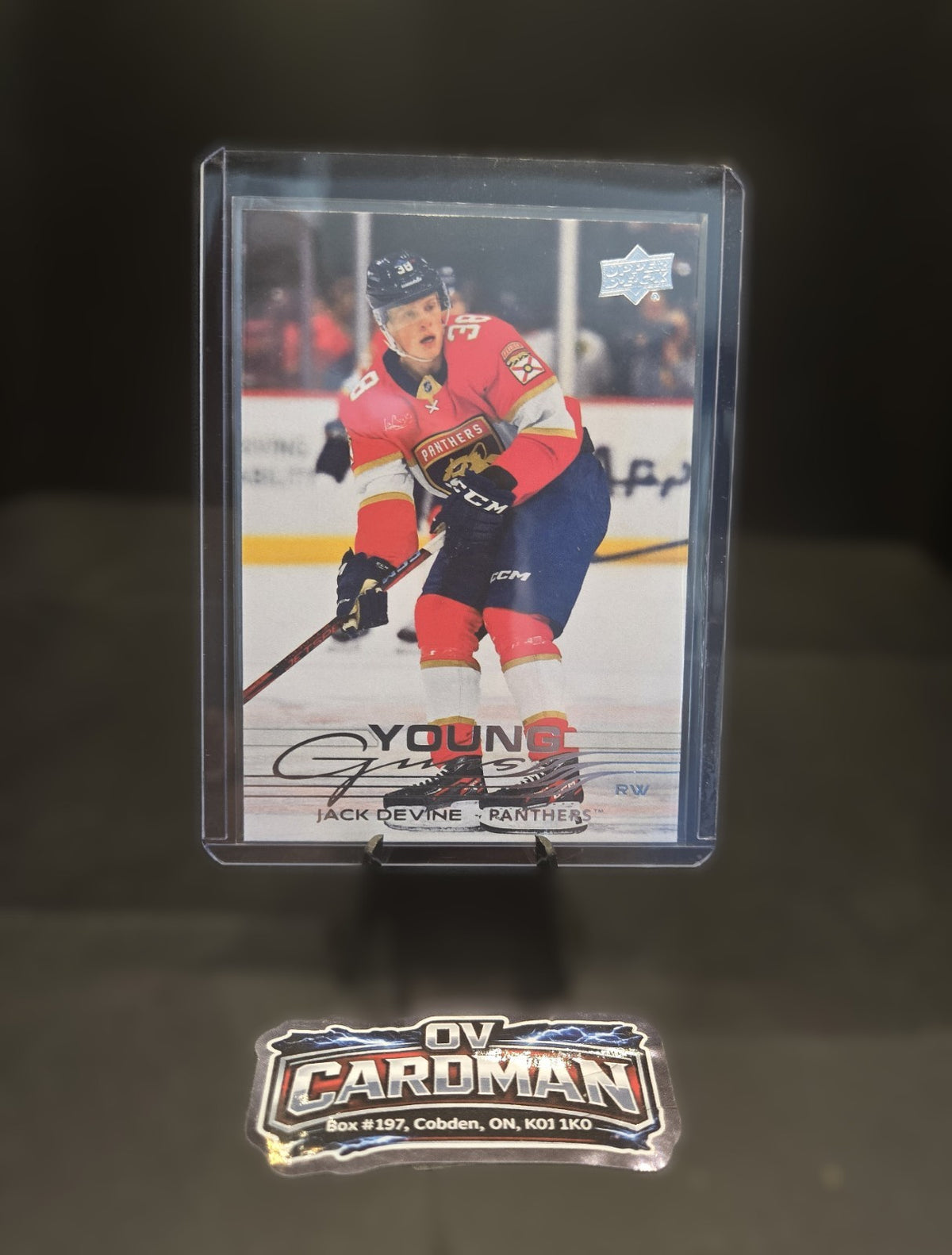 2025-26 Upper Deck Extended Series Young Guns #715 – Jack Devine – Panthers