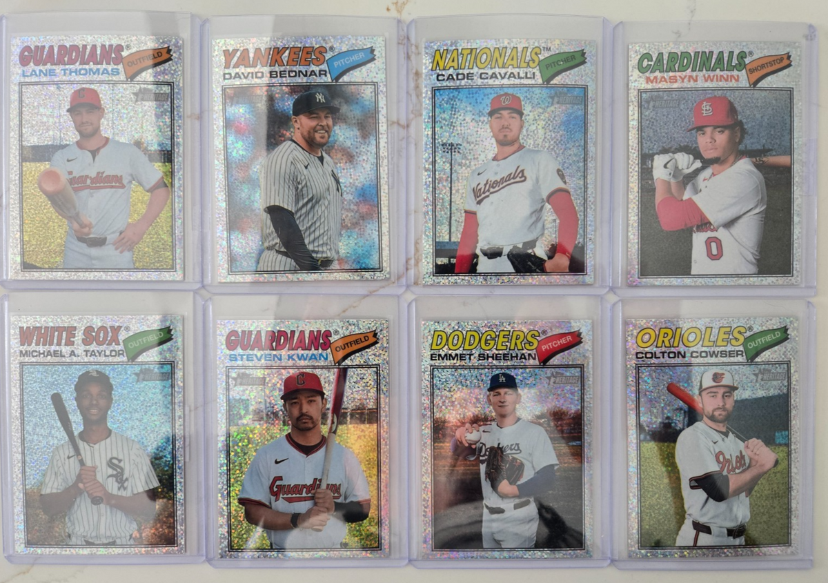 Topps Heritage Baseball 2026 - Silver Sparkle Parallel - You Pick