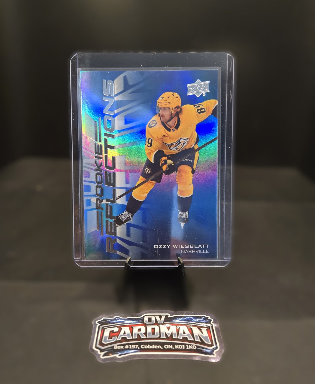2025-26 Upper Deck Extended Series Ozzy Wiesblatt RC Update /1999 & RR Predators
