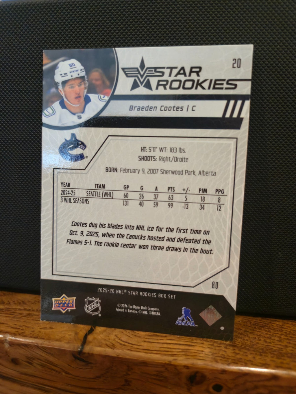 2025-26 Upper Deck Star Rookies YOU PICK Rookie Cards – Schaefer, Demidov + More