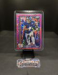 2025 Topps Chrome – Malik Nabers #225 – Pink X-Fractor RC – New York Giants