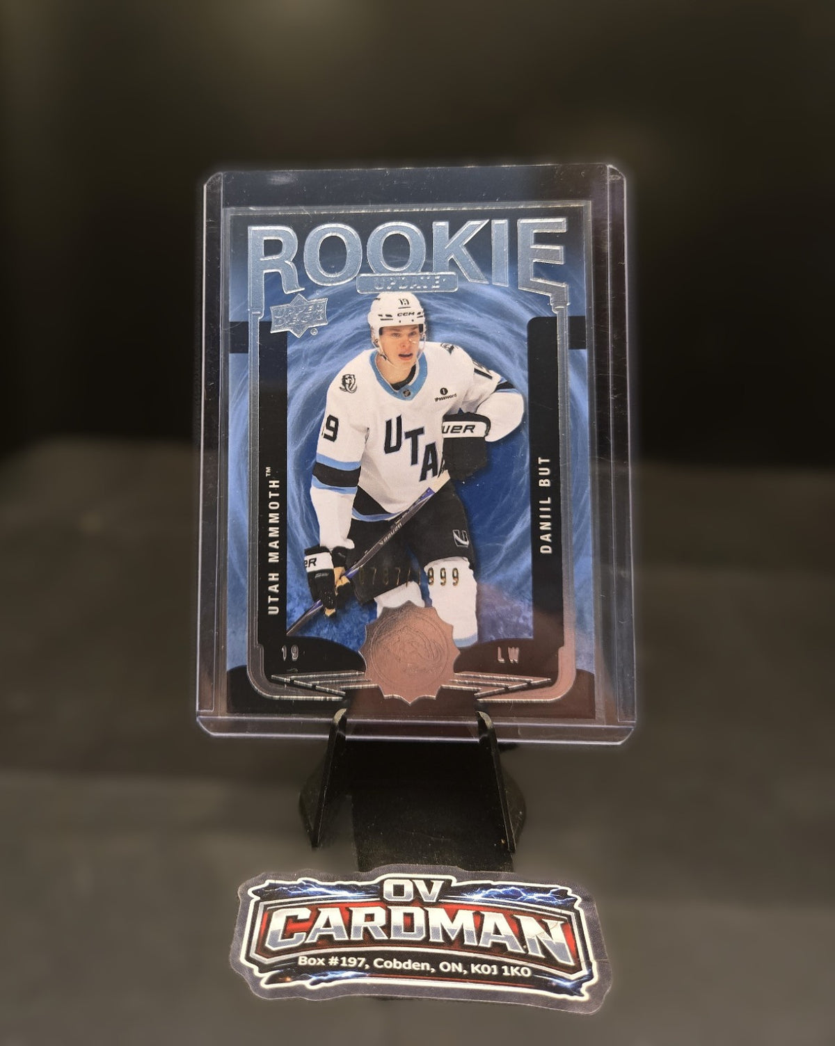 2025-26 Upper Deck Rookie Update Daniil But RU-17 Utah Mammoth /1999