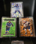 Upper Deck Robert Thomas 3 Card Lot – Dazzlers Orange & Green + ICE Auto - Blues