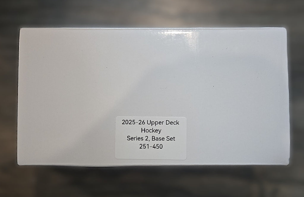 2025-26 Upper Deck Series 2 Base Set #251-450 Complete 200 Card Lot NHL Hockey