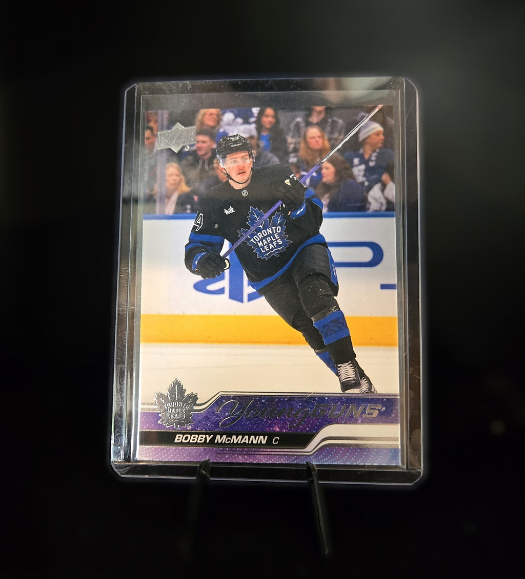 2023-24 Upper Deck Bobby McMann Young Guns + 2024-25 SPA Future Watch Auto /399