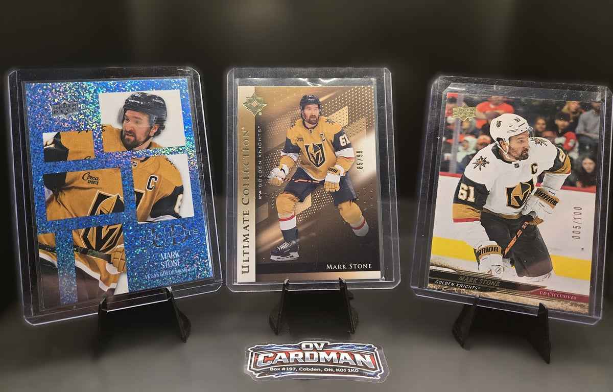 2024-25 Ultimate Collection Gold Mark Stone #38 /99 Vegas Golden Knights , LOT