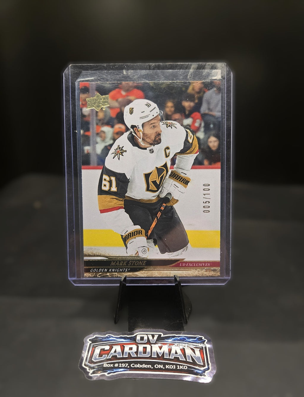 2024-25 Ultimate Collection Gold Mark Stone #38 /99 Vegas Golden Knights , LOT