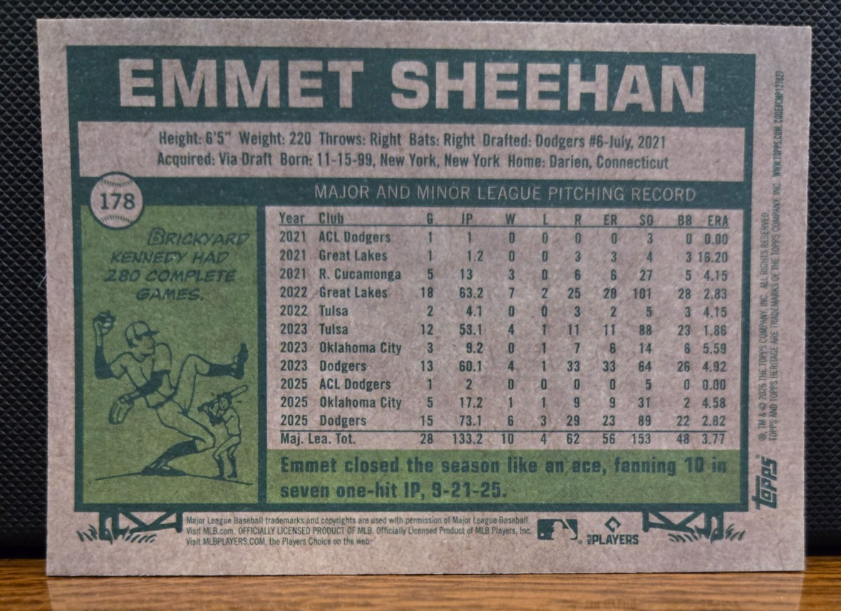 Topps Heritage Baseball 2026 - Silver Sparkle Parallel - You Pick