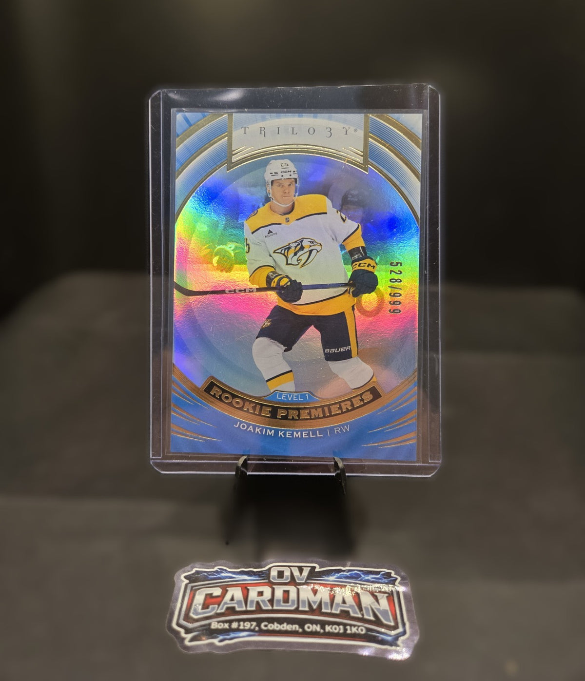 2025-26 Upper Deck Joakim Kemell Rookie Lot - Nashville Predators