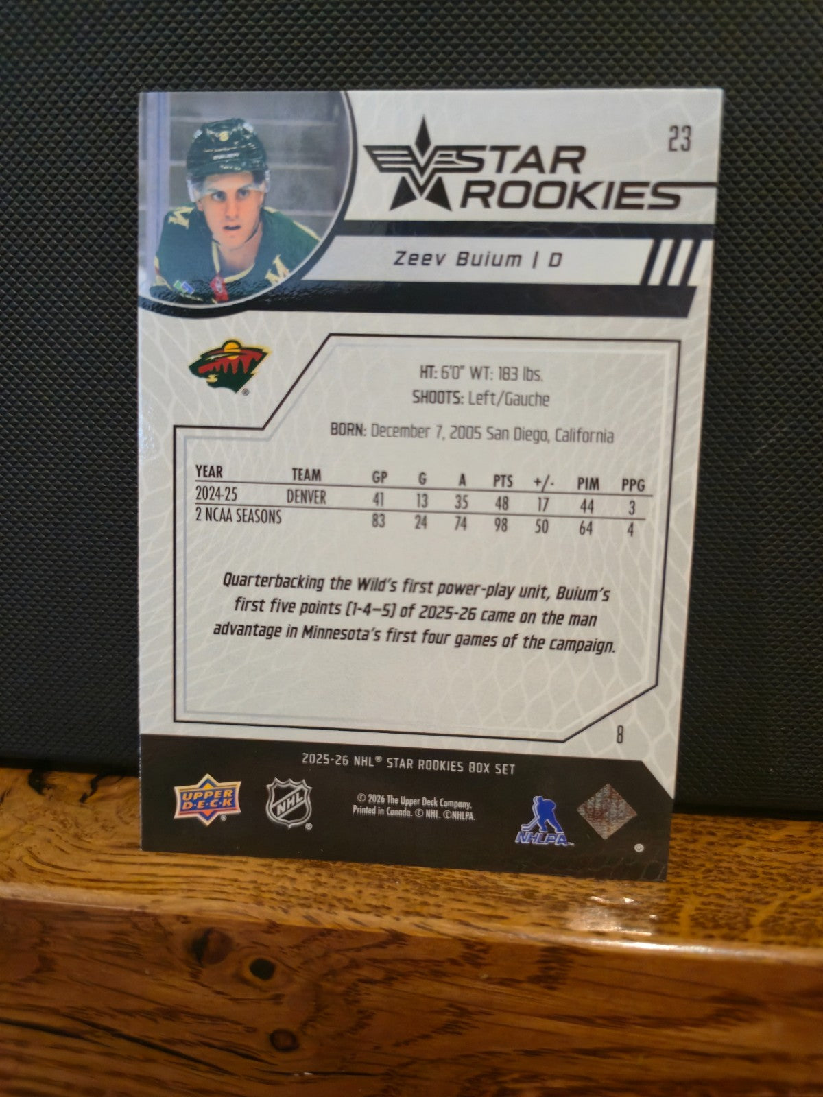 2025-26 Upper Deck Star Rookies YOU PICK Rookie Cards – Schaefer, Demidov + More