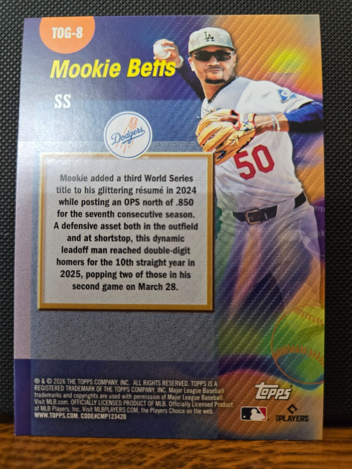 2026 Topps Series 1 Baseball - Titans of the Game Insert Cards - YOU PICK