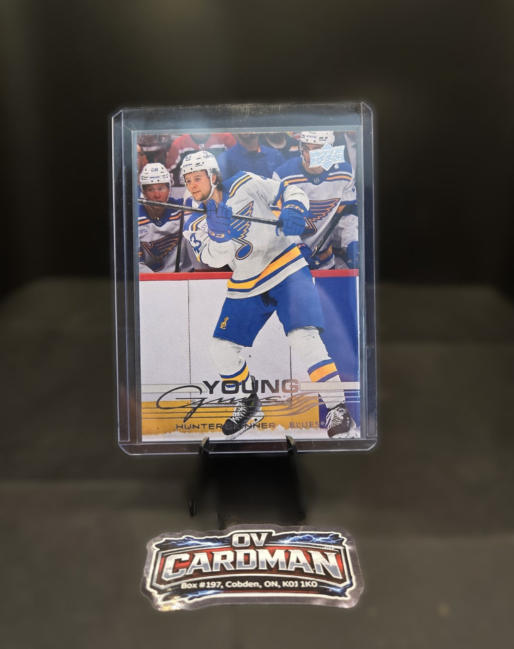 2025-26 Upper Deck Extended Young Guns Hunter Skinner #726 Rookie RC Blues