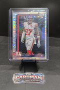 2025 Topps Chrome Football – Pulsar Refractor – Tyler Nubin #231 New York Giants