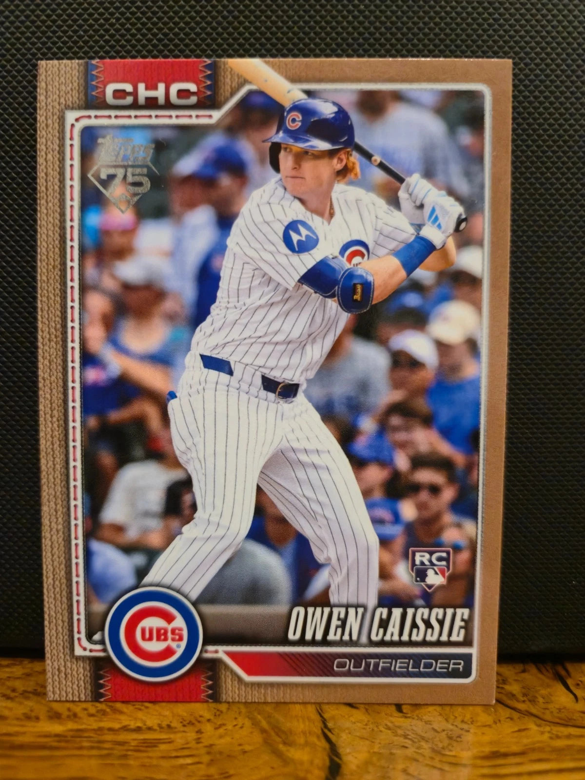 2026 Topps Series 1 Owen Caissie Rookie Card #233 – Gold Parallel  /2026
