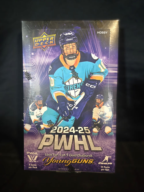 2024-25 Upper Deck PWHL Hockey Sealed Hobby Box 12 Packs Young Guns