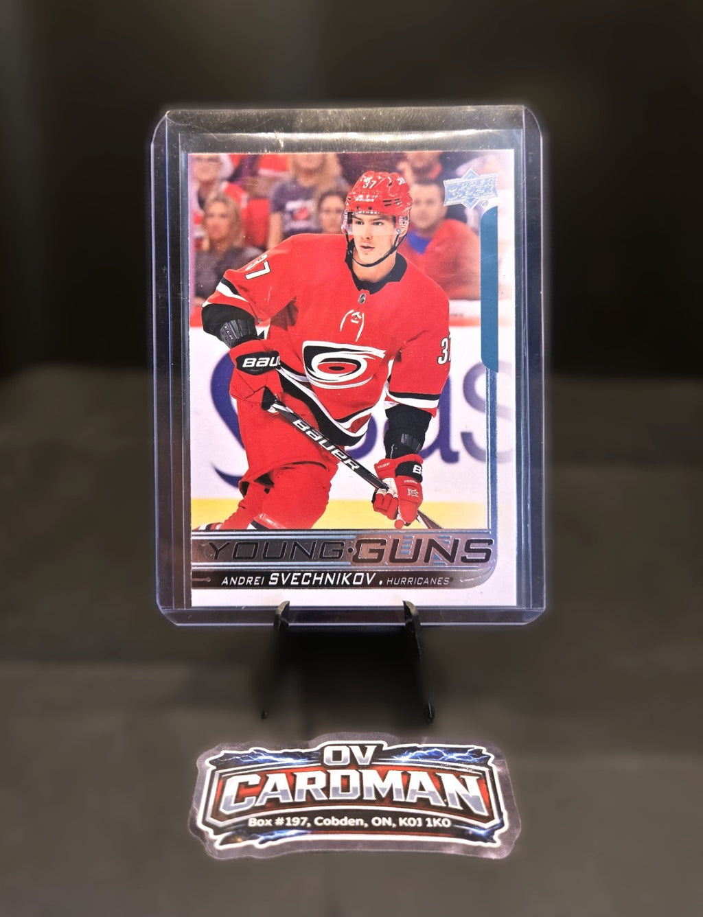 Andrei Svechnikov 2018-19 Young Guns RC, Clear Cut Auto Lot –Carolina Hurricanes