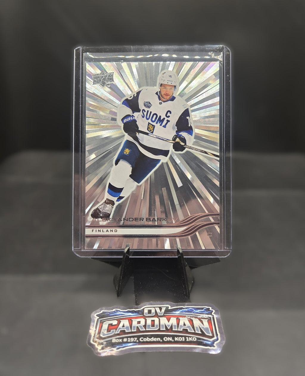 2025-26 Upper Deck Extended Aleksander Barkov Outburst SP Finland #663