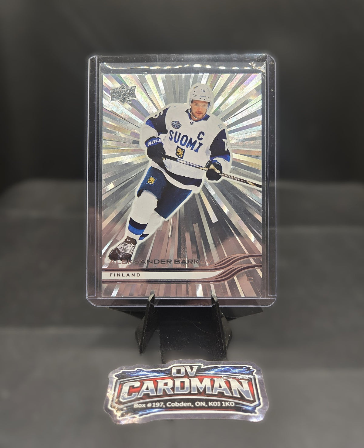 2025-26 Upper Deck Extended Aleksander Barkov Outburst SP Finland #663