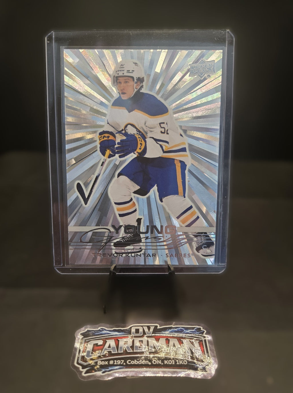 2025-26 Upper Deck Extended Series Outburst Young Guns #704 – Trevor Kuntar