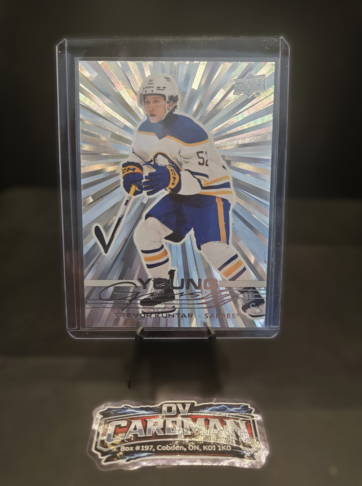 2025-26 Upper Deck Extended Series Outburst Young Guns #704 – Trevor Kuntar
