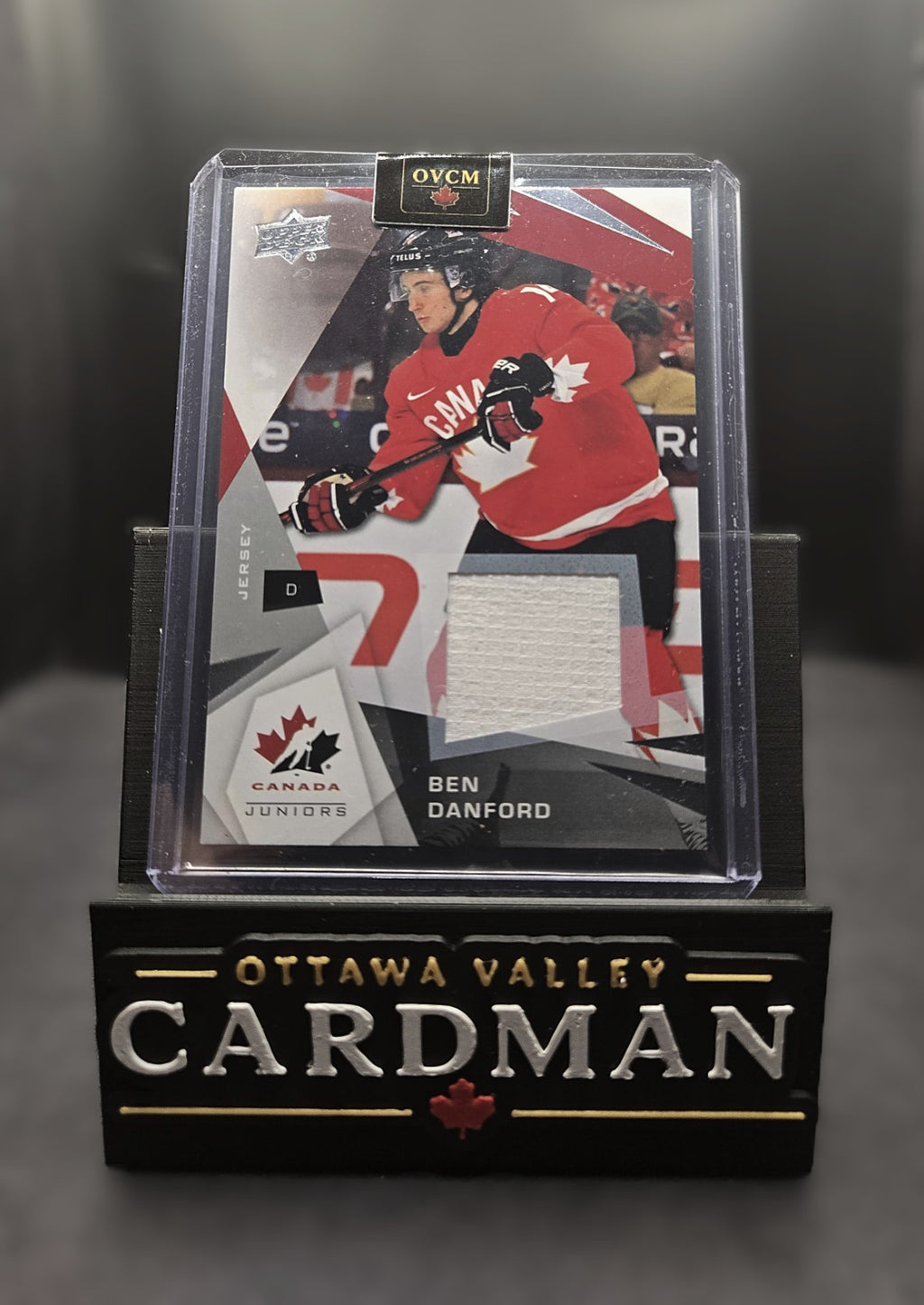 2026 Upper Deck Team Canada Juniors Ben Danford Jersey #12 Maple Leafs