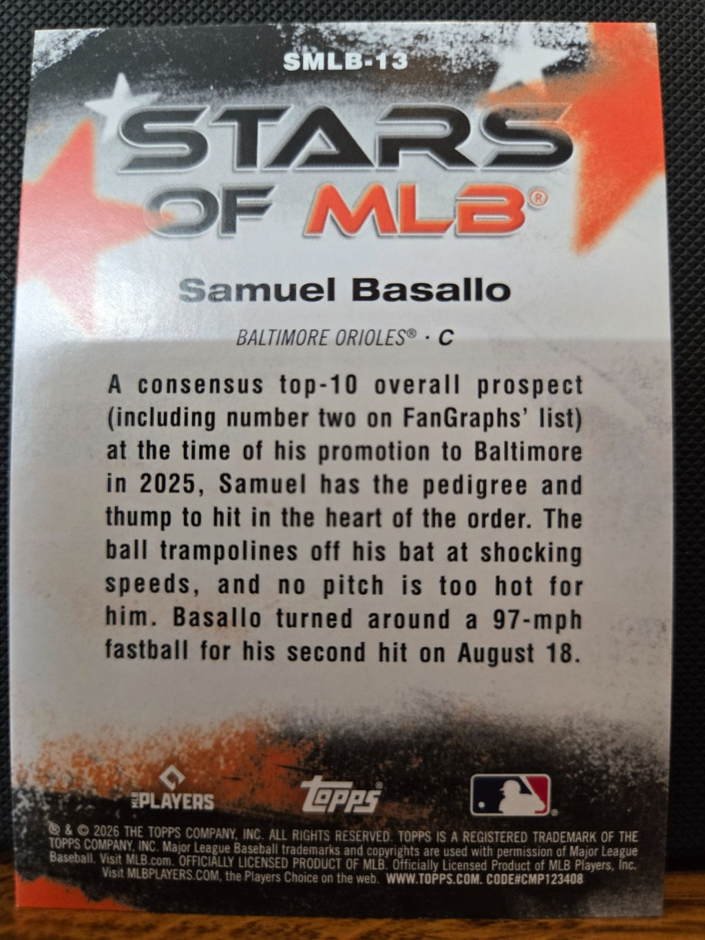 2026 Topps Series 1 Baseball - Stars Of MLB Insert Cards - YOU PICK