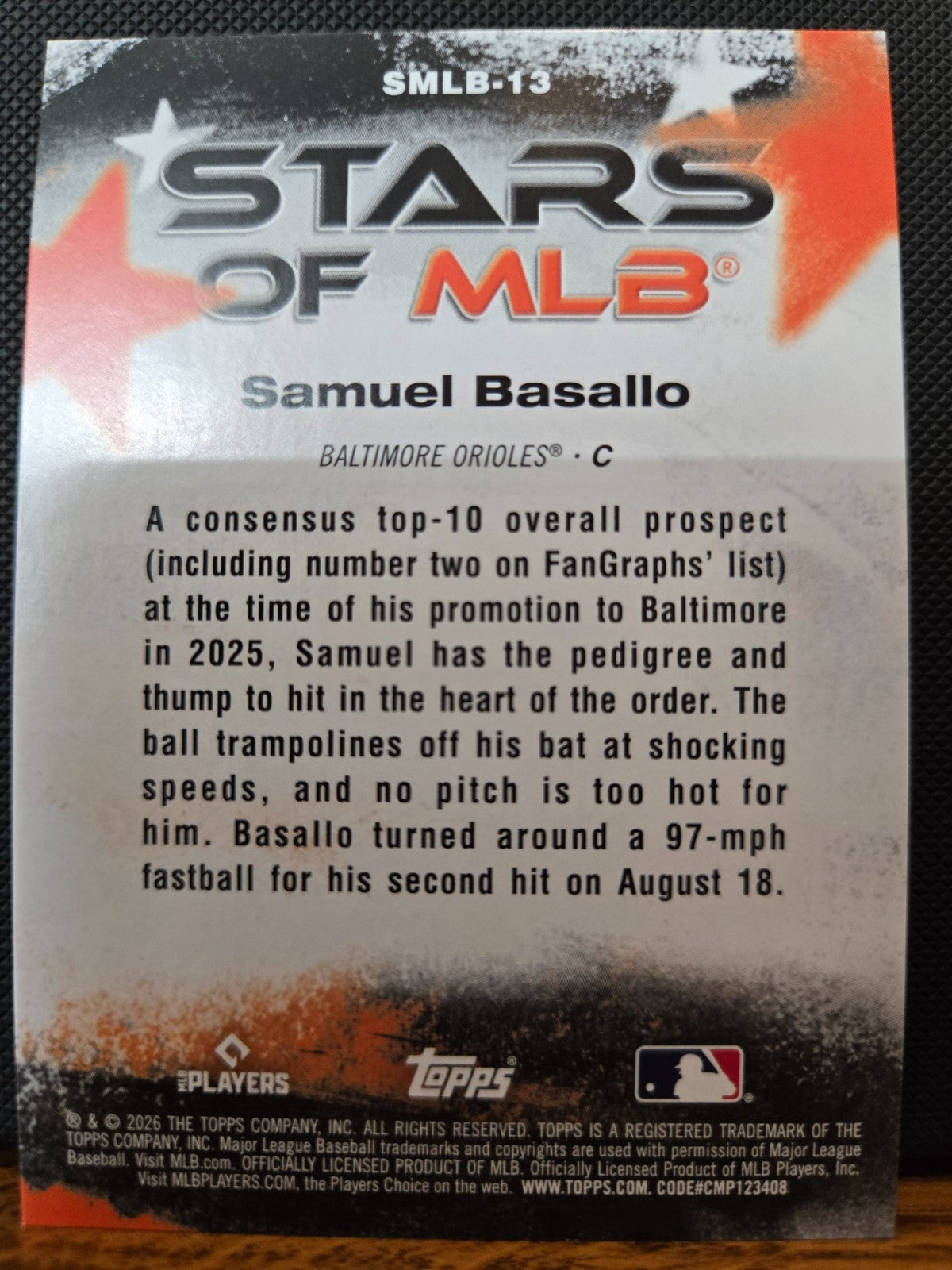 2026 Topps Series 1 Baseball - Stars Of MLB Insert Cards - YOU PICK