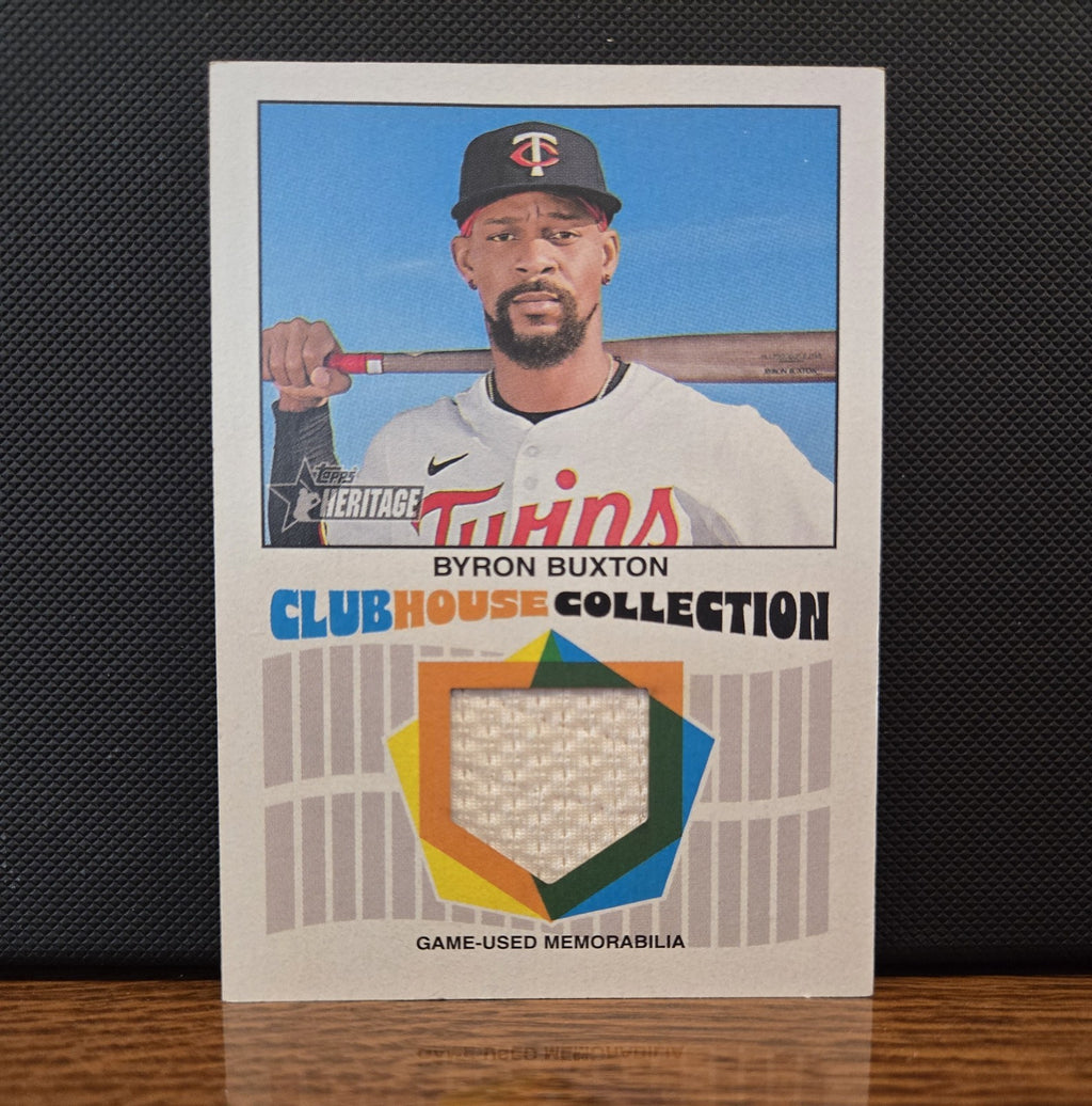 2026 Topps Heritage Byron Buxton Clubhouse Collection Card #CCR-BBU