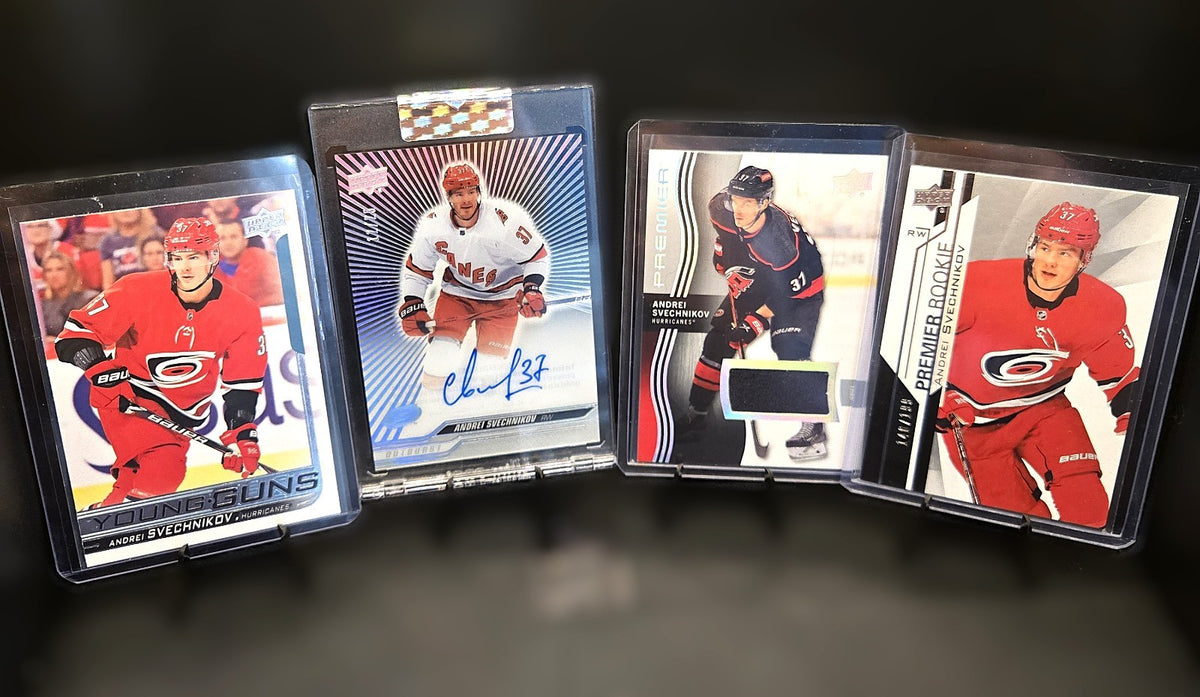 Andrei Svechnikov 2018-19 Young Guns RC, Clear Cut Auto Lot –Carolina Hurricanes