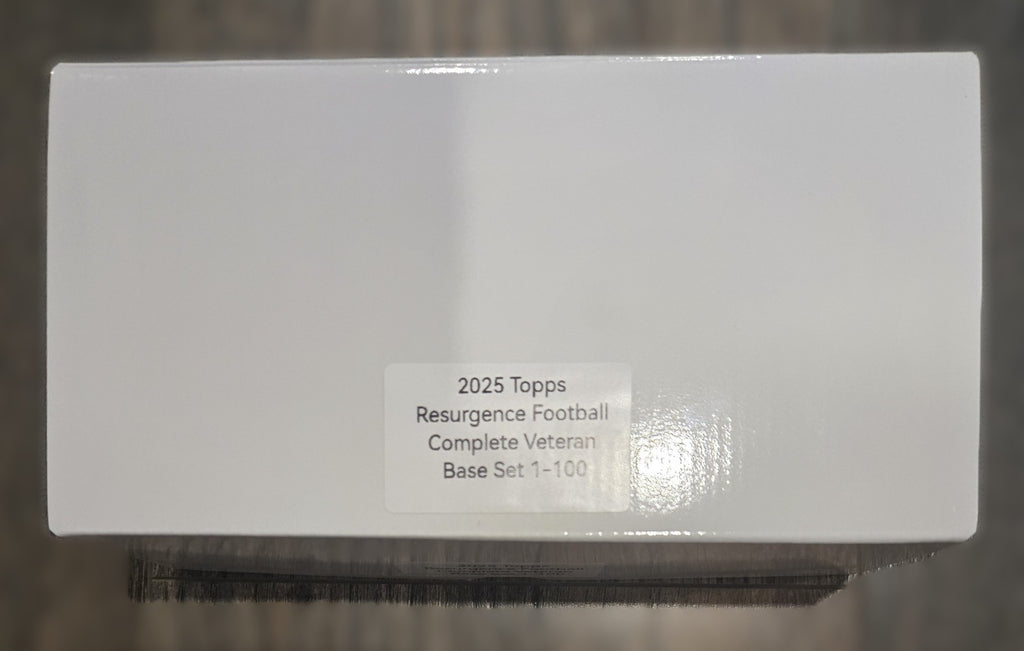 2025 Topps Resurgence Football Complete Veteran Base Set 1-100